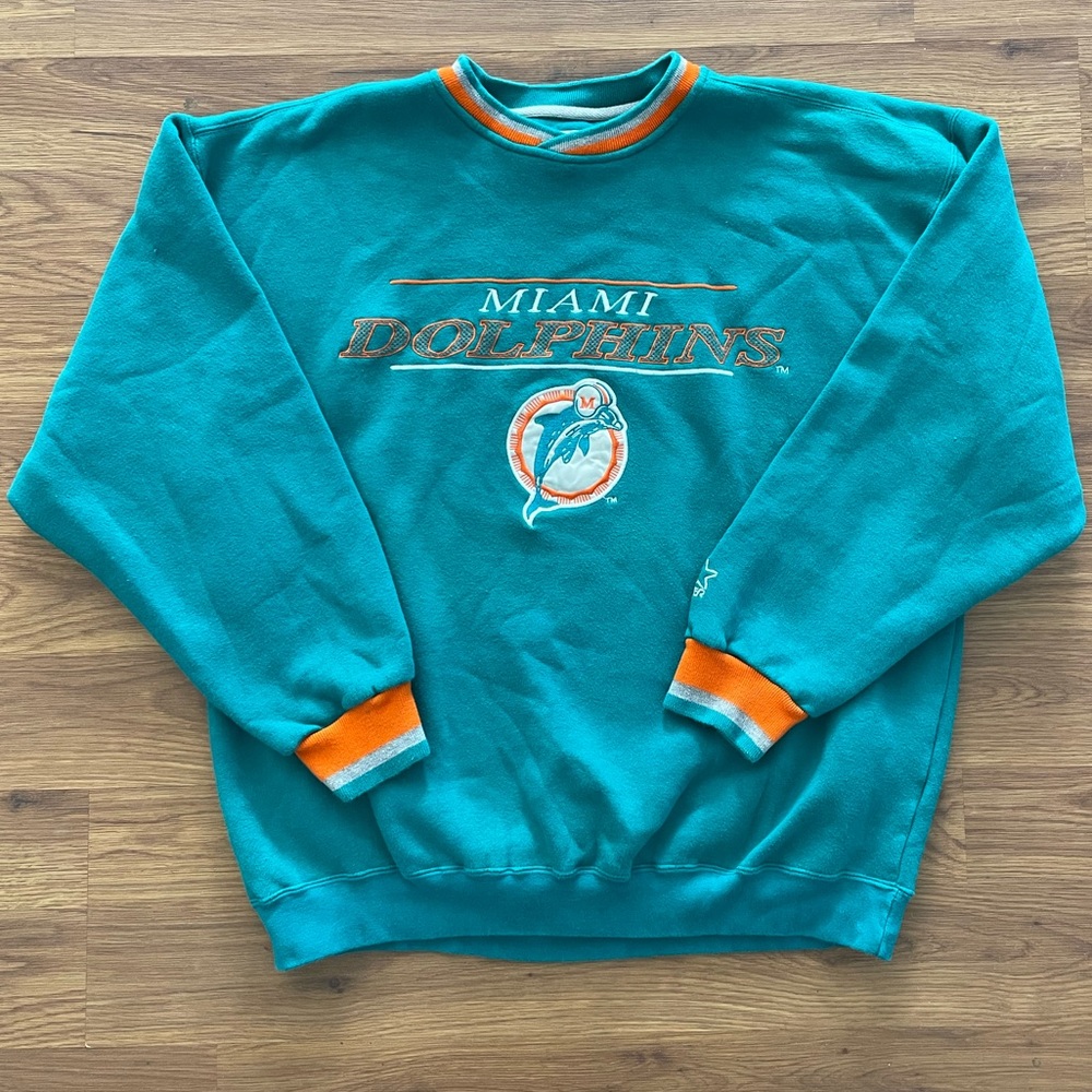 Vintage Miami Dolphin’s Starter Sweatshirt XL Starter Classic Team Collection